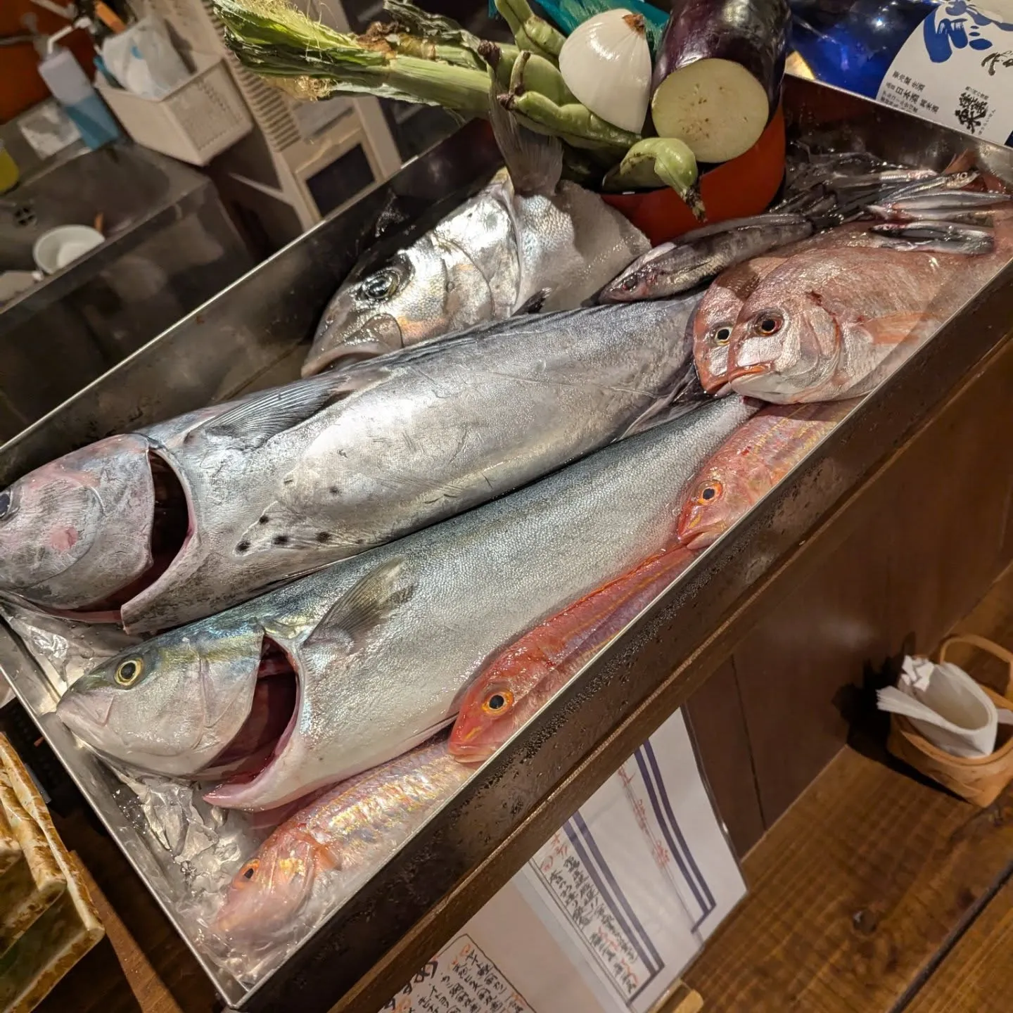 新鮮なお刺身、お野菜、こだわりの飲み物で一日の締めくくりいか...